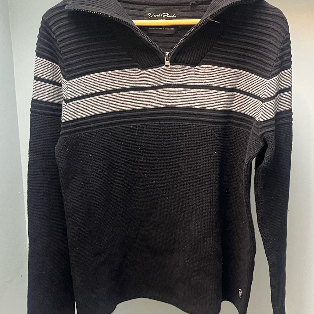 Black and Gray Men's Sweater
